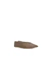 The Row Stella Flat Sole Round Toe Slippers In Animal Print