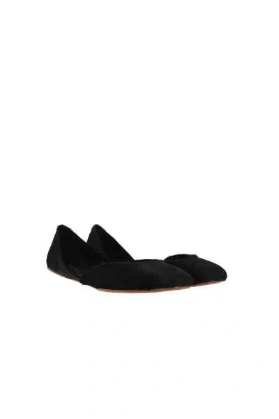 The Row Flat Shoes In Black
