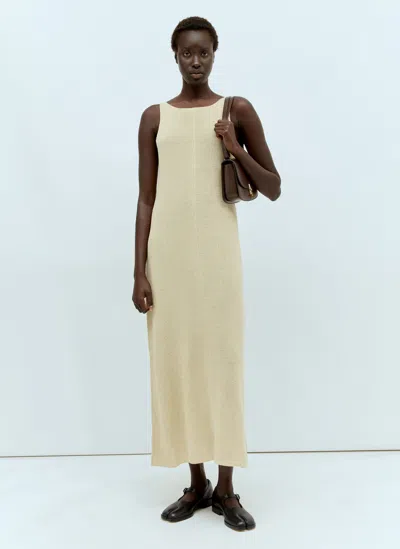 The Row Fleet Midi Dress In White