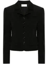 The Row Fletcher Single-breasted Wool Jacket In Blk Black