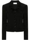 The Row Fletcher Single-breasted Wool Jacket In Black