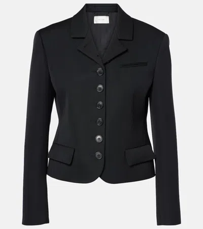 The Row Fletcher Wool Jacket In Black