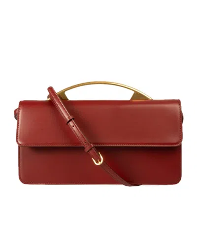 The Row Flip Shoulder Bag In Red
