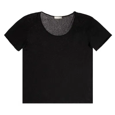 Pre-owned The Row Floripa Top 'midnight' | Black | Women's Size S
