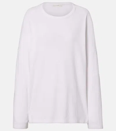 The Row Floris Cotton T-shirt In White