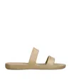 The Row Foam Rubber Dual-band Slide Sandals In Neutral