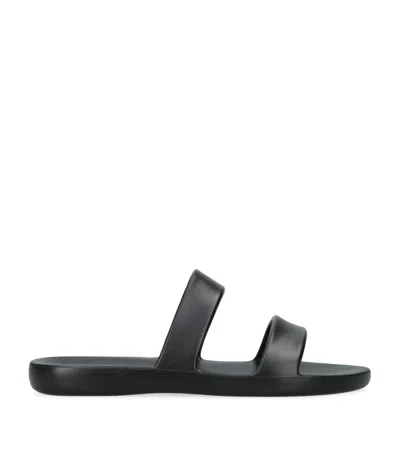 The Row Foam Jelly Rubber Sandal In Black