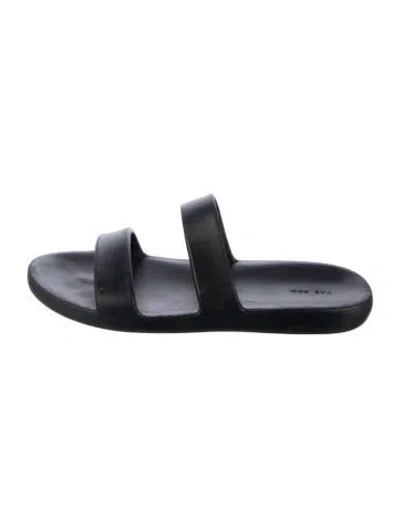 Pre-owned The Row Foam Rubber Slides In Black