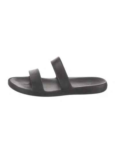 Pre-owned The Row Foam Rubber Slides In Gray