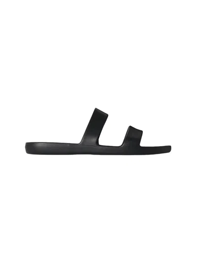 The Row Foam Sandal Black