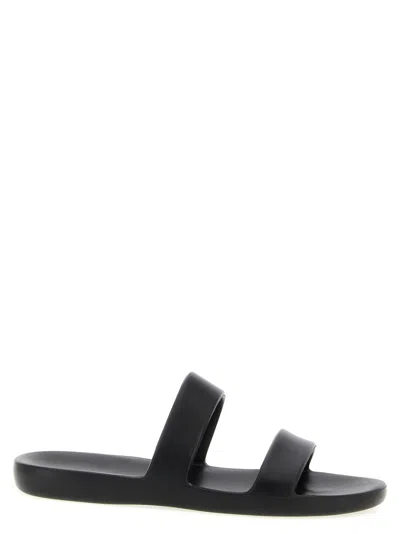 The Row Foam Sandals Black