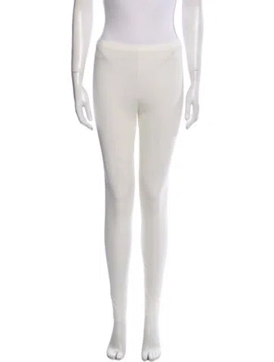 Pre-owned The Row Fraidy Skinny Leg Pants In Neutral