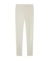 The Row Fraidy Stretch Jersey Leggings In White