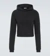 THE ROW FRANCES COTTON-BLEND JERSEY HOODIE