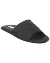 The Row Frances Slipper Open Toe Flats In Black