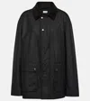 The Row Frank Cotton Canvas Jacket In Black