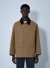 The Row Frank Jacket In Brown