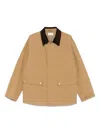 The Row Frank Oversize Gabardine Jacket In Braun