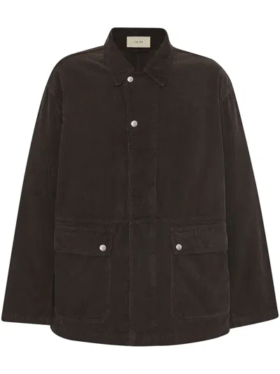 The Row Frank Cotton-corduroy Jacket In Brown