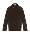 The Row Frank Jacket In Brown