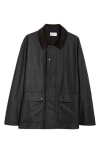 The Row Frank Cotton Canvas Jacket In Black