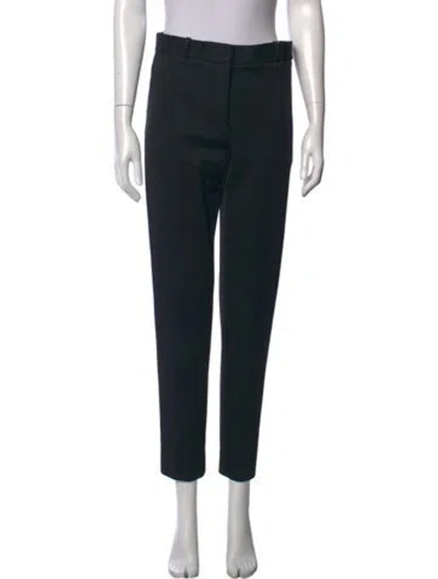 Pre-owned The Row Franklin Straight Leg Pants In Black