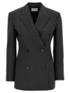 The Row Franny Double-breasted Wool Blazer