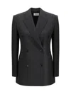 The Row Franny Wool Blazer In Black