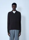 The Row Franz Cashmere Polo Sweater In Black