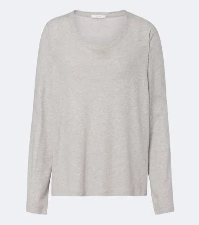 The Row Fraya Cotton T-shirt In Neutral