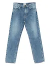 The Row Fred Denim Cotton Jeans In Blue