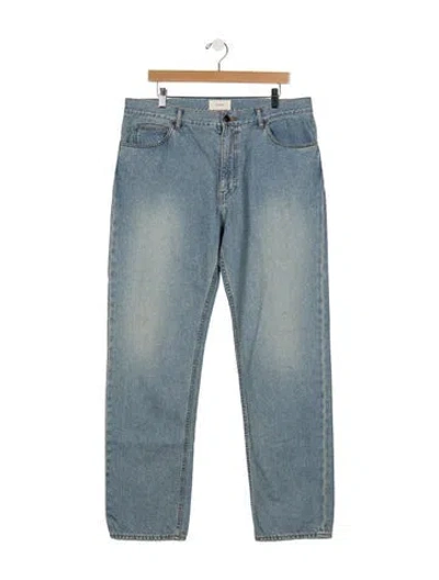 Pre-owned The Row Fred Jeans Straight-leg Jeans In Blue