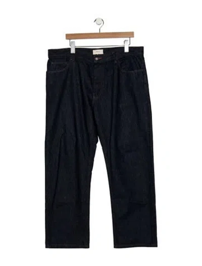 Pre-owned The Row Fred Straight-leg Jeans In Blue