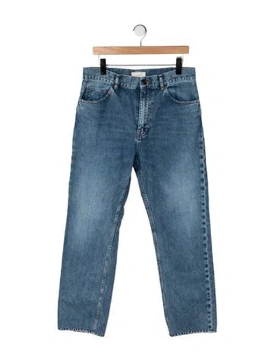 Pre-owned The Row Fred Straight-leg Jeans W/ Tags In Blue