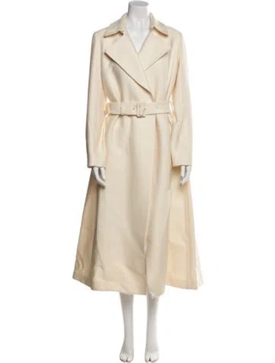 Pre-owned The Row Frenton Wool Trench Coat In Neutral