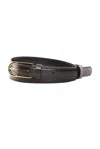 The Row Freya Belt In Black Shg