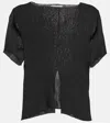 The Row Fuku Slit-detail Top In Black