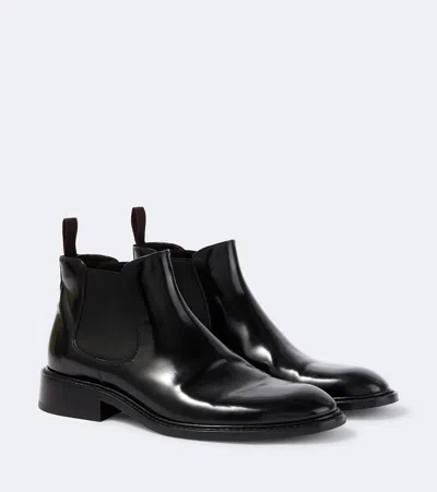 The Row Gable Leather Chelsea Boots In Multi