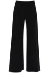 The Row Gala Wide-leg Wool Pants In Black