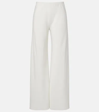 The Row Gala Cady Wide-leg Pants In White