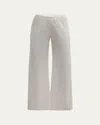 The Row Gala Cady Wide-leg Pull-on Pants In White