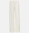 The Row Off-white Bufus Trousers In Black