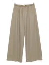 The Row Gala Elasticated-waist Trousers In Brown