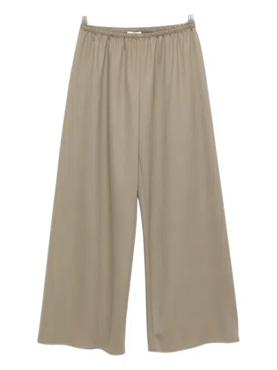 The Row Gala Elasticated-waist Trousers In Brown