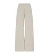 The Row Women's Gala Pants With Elastic Waist White In Grey