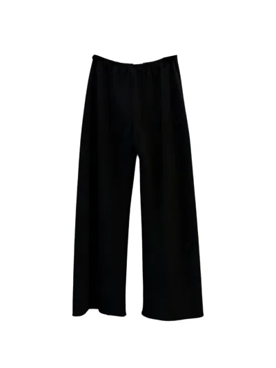 The Row Gala Wige Leg Trousers In Black