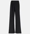The Row Polyester And Wool-blend Gala Trousers In Black