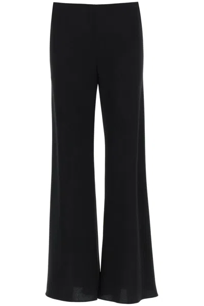 The Row Gala Wide-leg Trousers In Black
