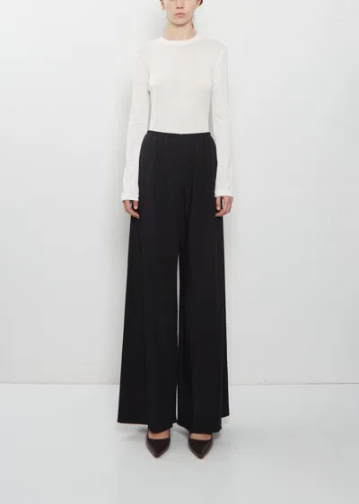 The Row Gala Wool Pant In Black