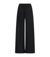 The Row Gala Wool Wide-leg Trousers In Black
